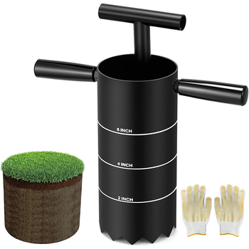 Преносим резач за дупки в голф чаши с разглобяема дръжка, стоманена конструкция, възможност за печат на лого, персонализация