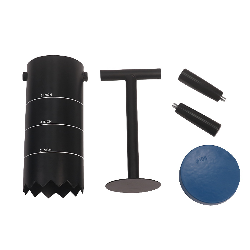 Преносим резач за дупки в голф чаши с разглобяема дръжка, стоманена конструкция, възможност за печат на лого, персонализация