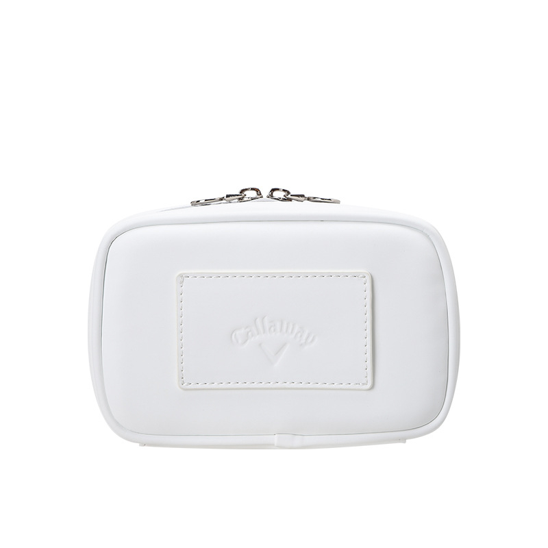 Голф чанта за талия с колан, водоустойчива PU, побира най-големия iPhone, отделения за далномер и топки