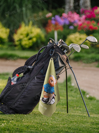 Duolaifa кърпа за голф, памучна, персонализируема с печат на лого, аксесоар за голф