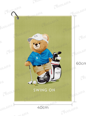 Duolaifa кърпа за голф, памучна, персонализируема с печат на лого, аксесоар за голф