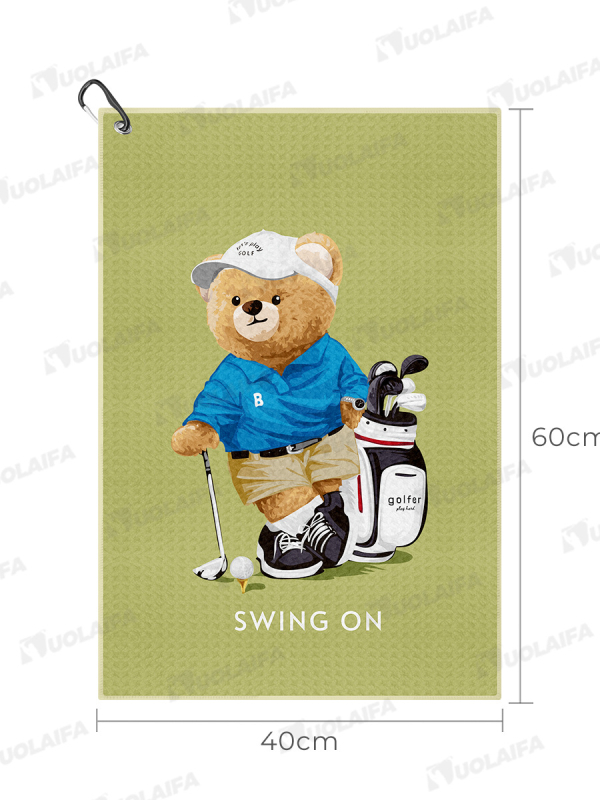 Duolaifa кърпа за голф, памучна, персонализируема с печат на лого, аксесоар за голф