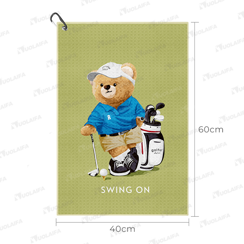 Duolaifa кърпа за голф, памучна, персонализируема с печат на лого, аксесоар за голф