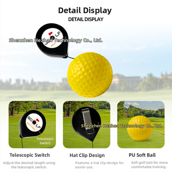 Merlot Golf тренировъчна топка за глава – PU материал, аксесоар за тренировка голф, подобрява стабилността на свинга и точността на удара