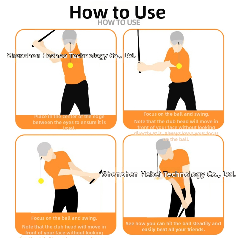 Merlot Golf тренировъчна топка за глава – PU материал, аксесоар за тренировка голф, подобрява стабилността на свинга и точността на удара