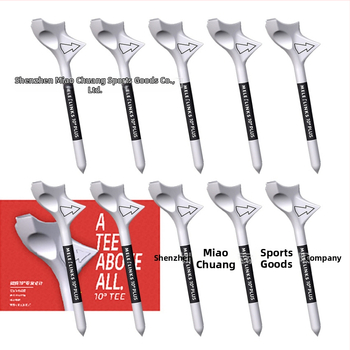 GVOVLVF Golf Ball Tee – 10-градусов наклонен дизайн, пластмасов аксесоар за голф