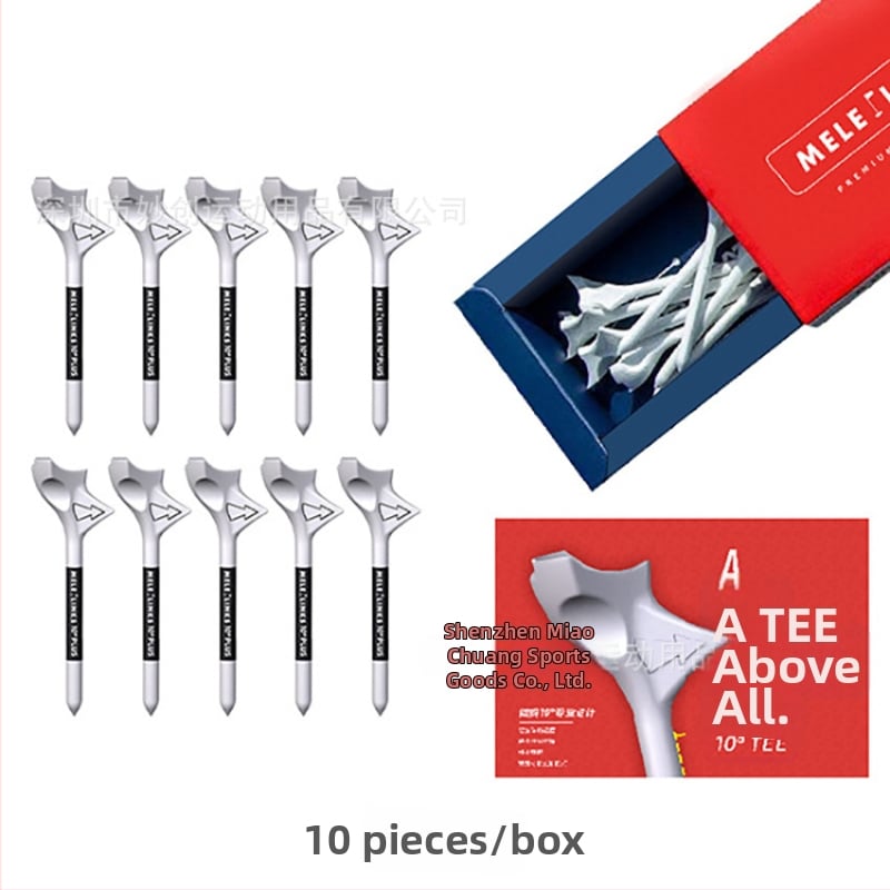 GVOVLVF Golf Ball Tee – 10-градусов наклонен дизайн, пластмасов аксесоар за голф