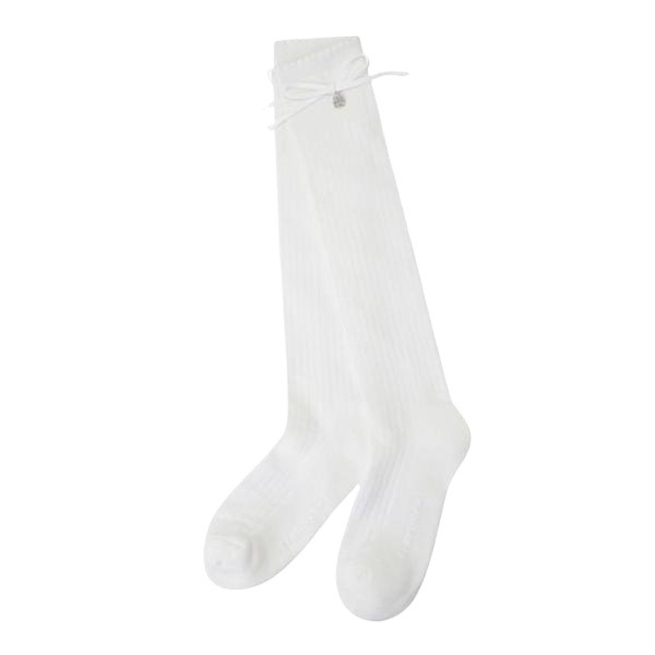 Голф чорапи, удебелени и топли с текстура на кърпа, дължина 38 см, дизайн с панделка, бамбукови влакна, полипропиленово съдържание, за голф