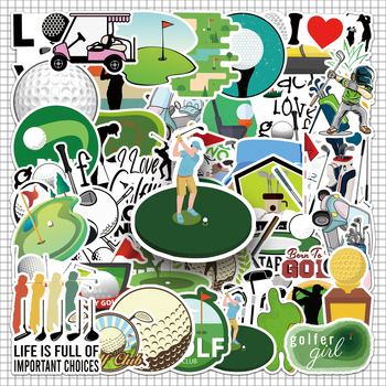 Set de etichete golf pentru telefon, computer și bagaj – design desen animat, impermeabil; Marcă Youyi; Greutate 30 g; Proces de imprimare: offset; Model: minge de golf