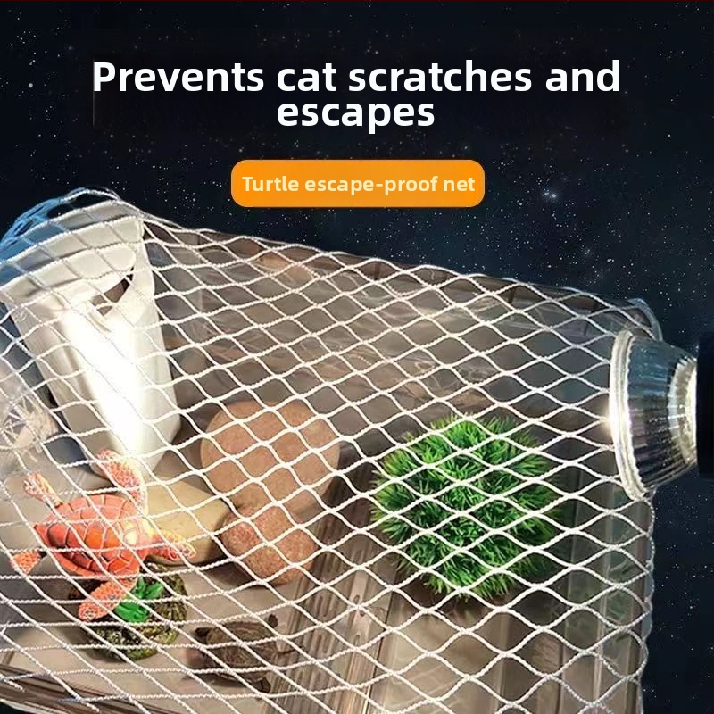 Akvaariumi kilpkonna võrgukate elastse võrguga, kaitseb põgenemise ja kasside kriimustuste eest (Materjal: Plastik; Kategooria: Akvaariumi varustus; Toote number: AXd6ktOGoR0SNCfobqw3TVtd8XE=)