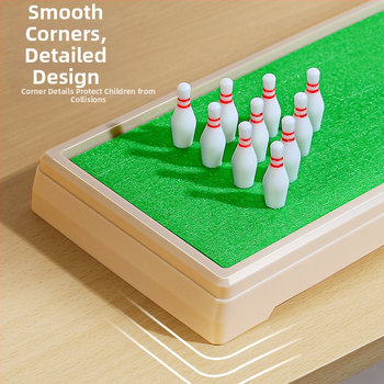 Lili plastikust laua mäng lastele – kaks ühes bouling ja mini-golf, vanus 4–6 aastat, 3C sertifikaat 2021012202394102