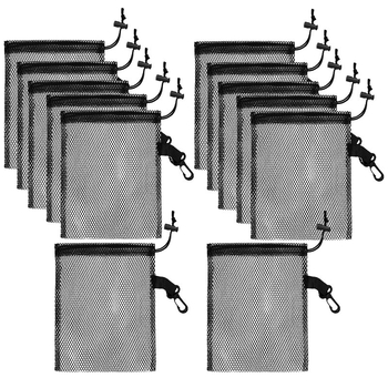 Πολυεστερική διχτυωτή τσάντα με κορδόνι για αποθήκευση κοχυλιών — Peng Huiming, στυλ Bundle Pocket, εκτύπωση silk screen, λογότυπο τυπωμένο