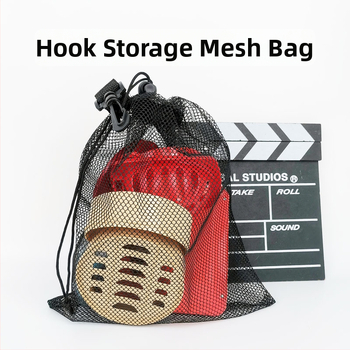 Poliesterinis tinklinis maišelis su virvele kriauklėms laikyti — Peng Huiming, Bundle Pocket stilius, serigrafija, logotipas atspausdintas