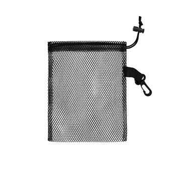 Πολυεστερική διχτυωτή τσάντα με κορδόνι για αποθήκευση κοχυλιών — Peng Huiming, στυλ Bundle Pocket, εκτύπωση silk screen, λογότυπο τυπωμένο