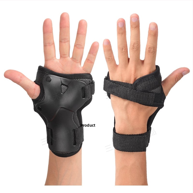 Riešo apsaugos su putų įdėklomis – skirtos riedlentėms, riedutangoms ir slidinėjimui – prekės kodas Ql-56; dėžutėje 100 vnt.