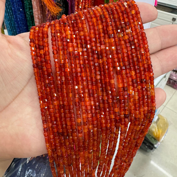 Slobodno perle od ahata, četvrtastog reza, polirane sirovine kamena, svijetao luksuzni stil, za ogrlicu i narukvicu