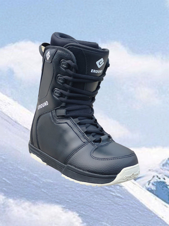 Сноуборд обувки EROUND XED-100, с връзки, горна част от студоустойчив PVC и водоустойчива, подметка от студоустойчива гума противохлъзгаща, PHYLON средна подметка