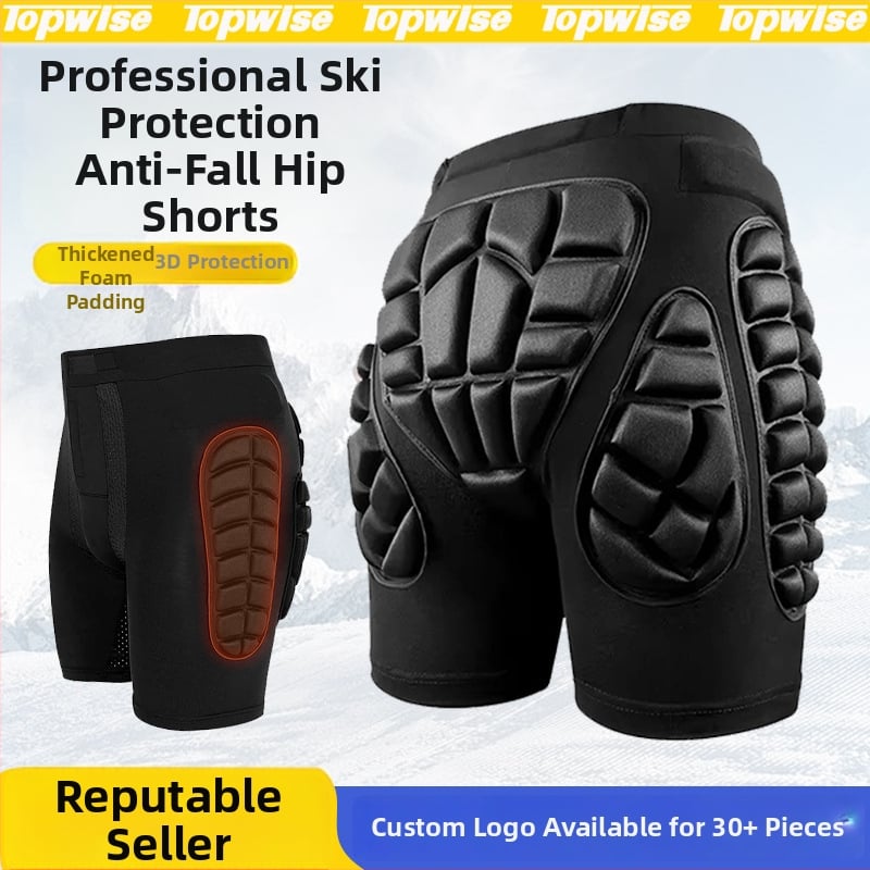 Suaugusiųjų hip apsauga riedėjimui ir dviračiams, storinta vidinė apsauga, iš spandekso (Prekės ženklas: Topwise; Apsaugotos dalys: juosmuo; Pagrindinė medžiaga: Spandex; Tinkamas asmenims: suaugusieji; Taikomi sportai: slidinėjimas, dviračių sportas, ried