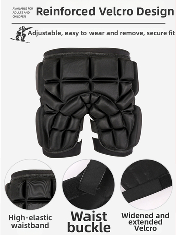 Sealde slēpošanas aizsargājošā komplekts – gūžu un elkoņu aizsardzība, EVA materiāls