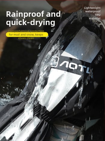 Ūdensizturīgi Taslana kāju pārsegi ārējiem pārgājieniem un alpīnisma — aizsardzība pret smiltīm tuksnesī, universāls, pielāgojams