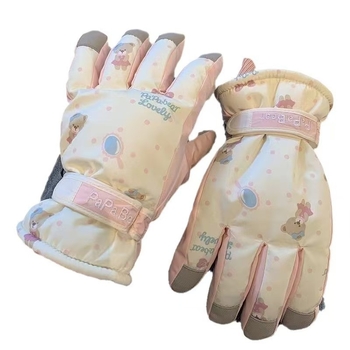 Ски ръкавици за жени, полиестер, универсална възрастова група, на склад