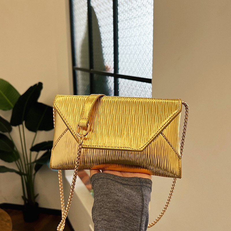 Geantă crossbody PU, stil urban simplu, formă orizontală pătrată, închidere magnetică, lansare iarnă 2024