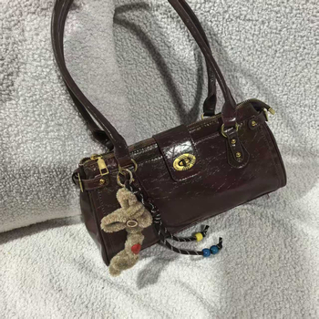 Boston-stil tote torba sa zatvaračem, poliester podstava, vodoravnog kvadratnog oblika, unutarnja patch džep, svakodnevna upotreba