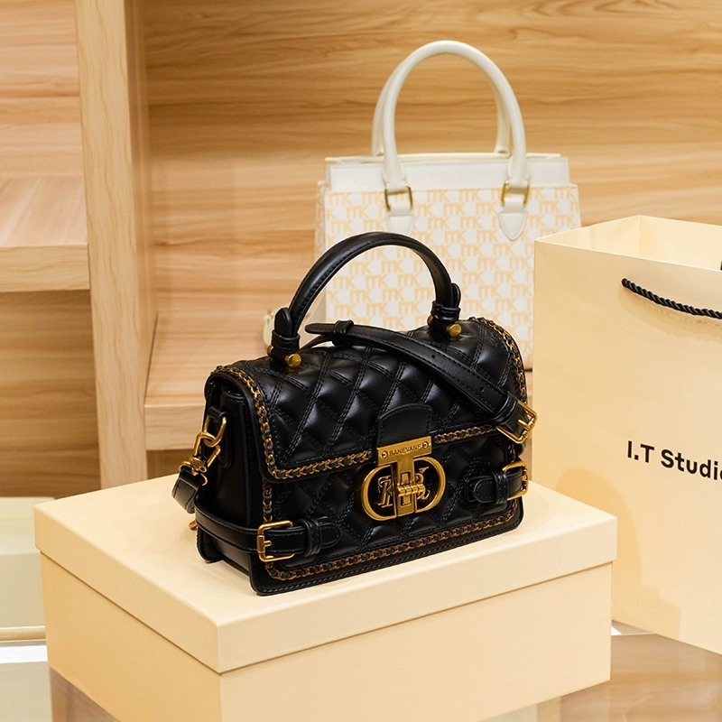 Ženska torbica crossbody s poklopcem, PU materijal, zaključavanje, džep za ID, poliester podstava, vodoravni kvadratni oblik, jednodijelna naramenica, za svakodnevnu upotrebu