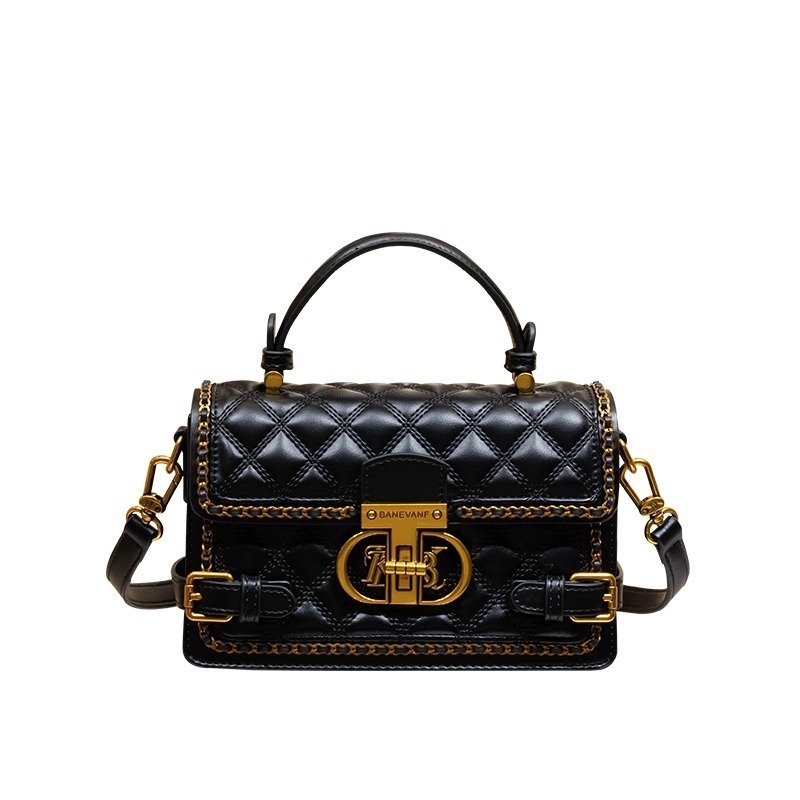 Ženska torbica crossbody s poklopcem, PU materijal, zaključavanje, džep za ID, poliester podstava, vodoravni kvadratni oblik, jednodijelna naramenica, za svakodnevnu upotrebu