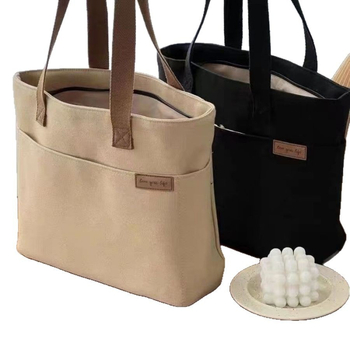 Unisex PU tote torba s platnenom podstavom, proljeće 2024