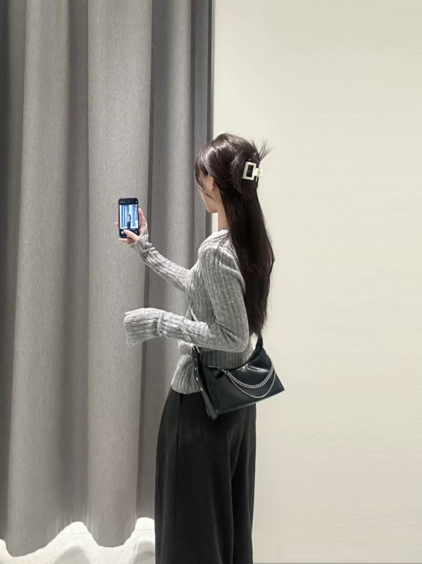 Geantă crossbody PU cu fermoar, stil urban minimalist, design baguette, căptușeală poliester, vara 2025