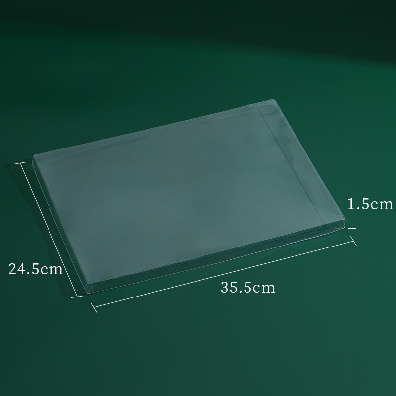 Capac pentru tava de bijuterii, PVC, dreptunghiular, un singur strat, proces blister