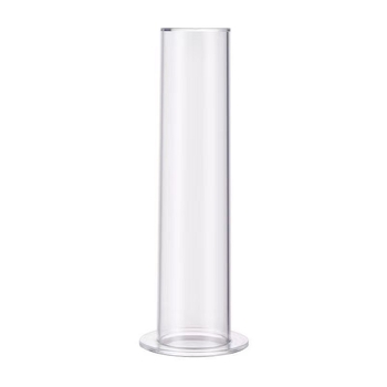 Raft de expunere pentru brățări și accesorii pentru păr – Țeavă transparentă, linie unică, un singur nivel, PVC turnat prin injecție cu carcasă din acrilic