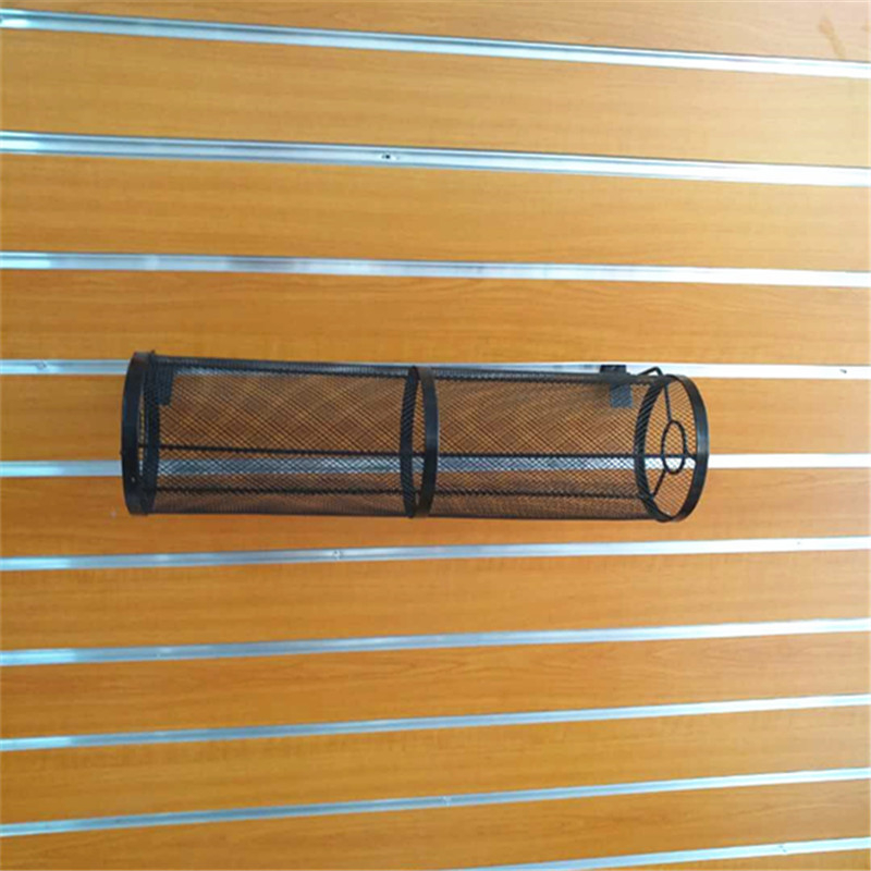 Raft de afișare pentru accesorii pentru cap, montaj pe perete, din fier forjat, un singur nivel, stil artistic