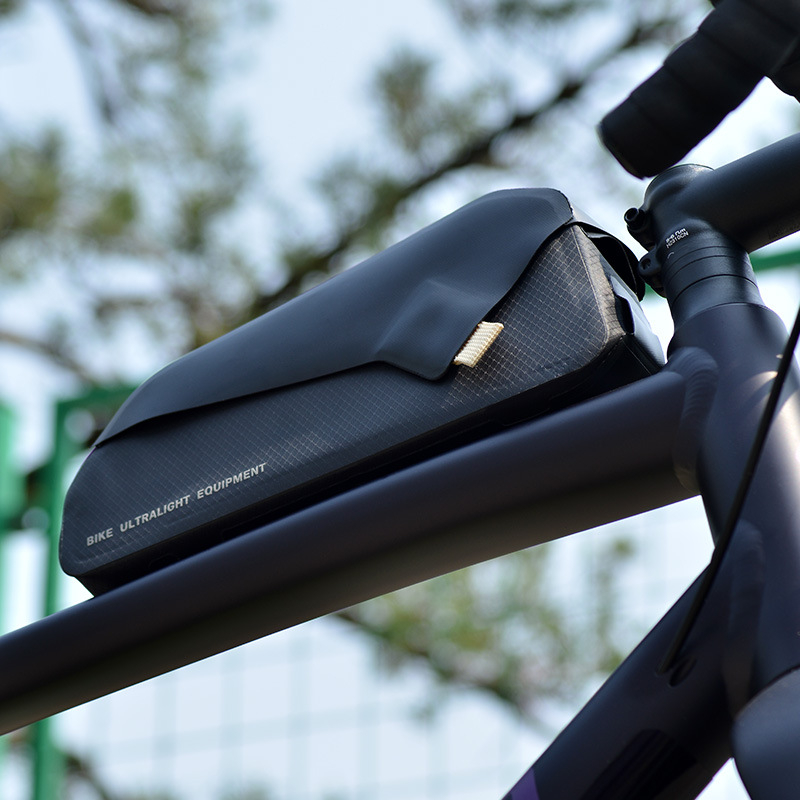 DEEPSPACE Kerékpár felsőcső táska, vízálló, 1.5 L, bélelt, 210d/600d TPU