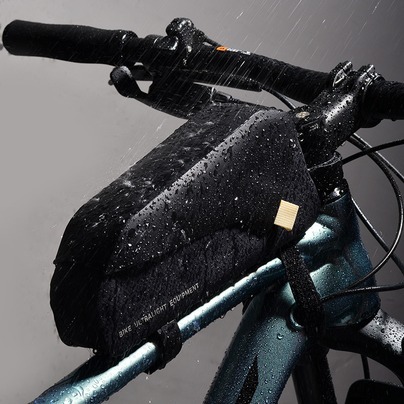 DEEPSPACE Kerékpár felsőcső táska, vízálló, 1.5 L, bélelt, 210d/600d TPU