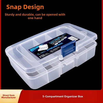 Tetovēšanas piederumu uzglabāšanas kārba ar daudzām nodalēmām adatu daļām, gredzenu kausiem, krāsu kausiem, vates tamponiem un tonēšanas adatām