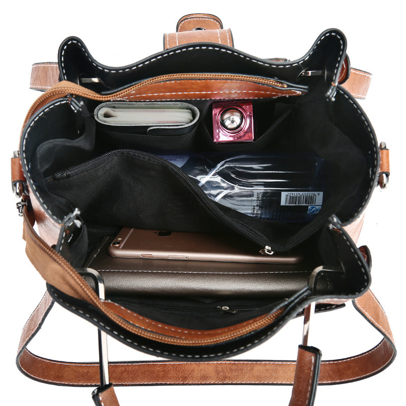 Fagani PU Bucket kabelka — Zips otvorenie, Materiál PU, Štýl Bucket bag, Tvar horizontálny štvorec, S jedným remienkom
