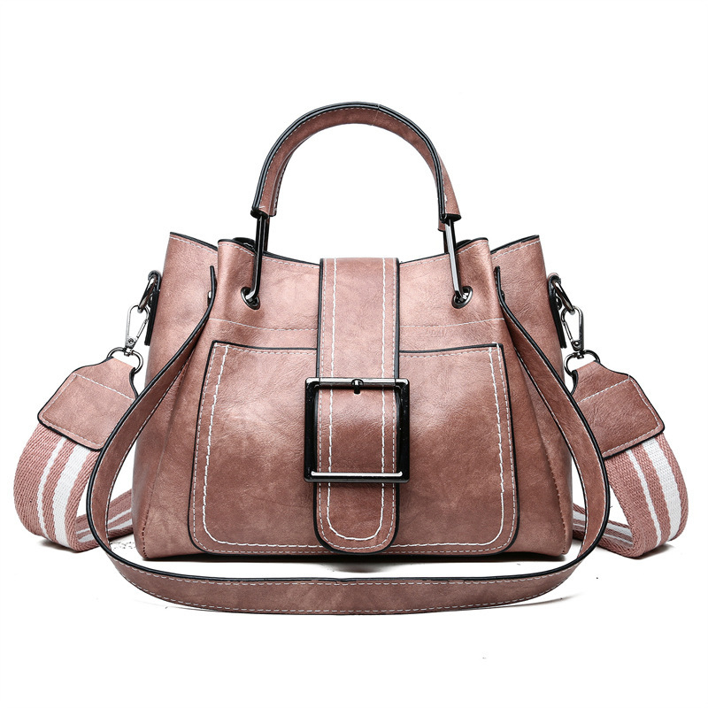 Fagani PU Bucket kabelka — Zips otvorenie, Materiál PU, Štýl Bucket bag, Tvar horizontálny štvorec, S jedným remienkom