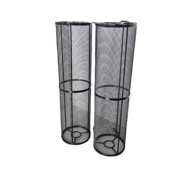 Stalak za izlaganje gumica za kosu, cilindrični metalni stalak za nakit, kovano željezo, nordijski stil (Tip: Jewelry rack; Materijal: Metal; Model: Cylinder; Obrt: Kovane željezo; Stil: Nordic)