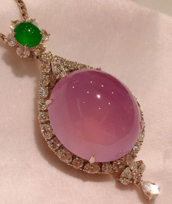 Lančić od bakra s premazom S925 i privjeskom od kalcedona na O-lancu (elektroplating)