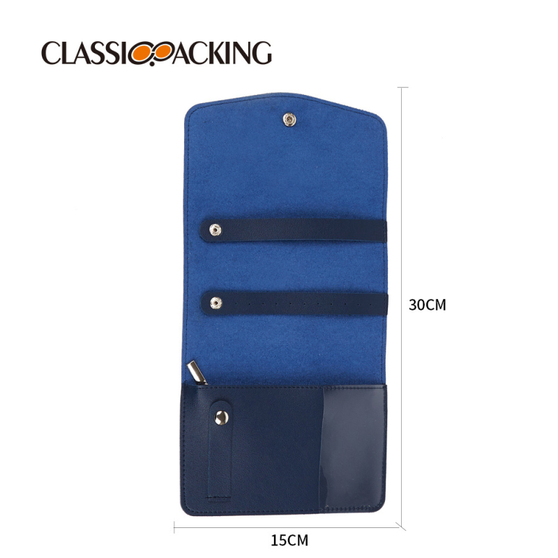 Geantă bijuterii Q9471, classicpacking, Cortex material, stil clutch, moale
