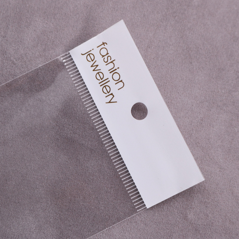KoMee pungă de ambalare din plastic pentru bijuterii – pentru cercei și coliere