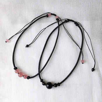 Colier cu pandantiv din cristal, cristal galben de ceai, lucrat manual, lanț unisex, 41–50 cm