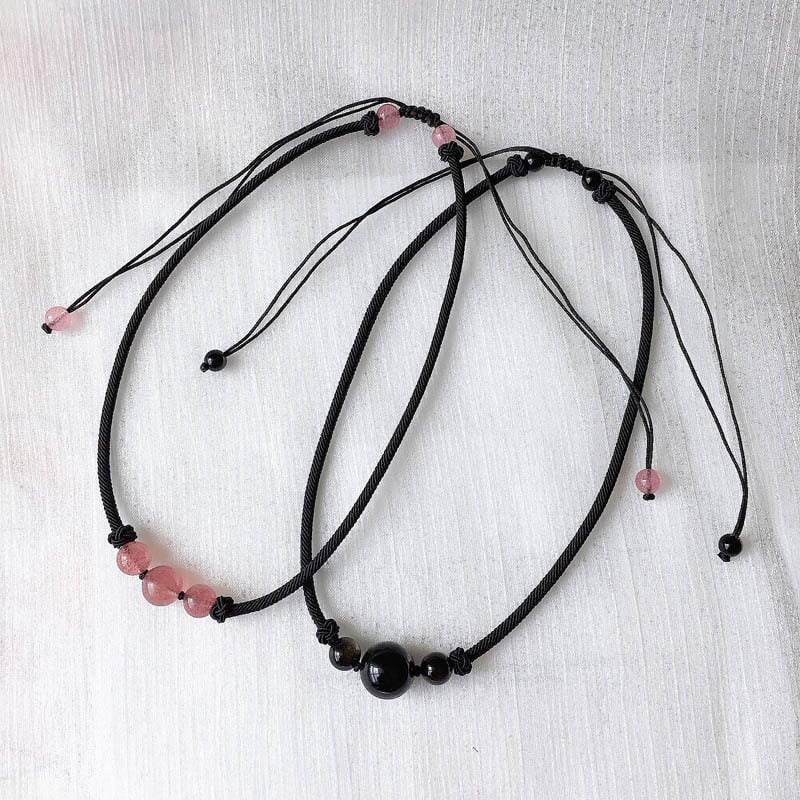 Colier cu pandantiv din cristal, cristal galben de ceai, lucrat manual, lanț unisex, 41–50 cm