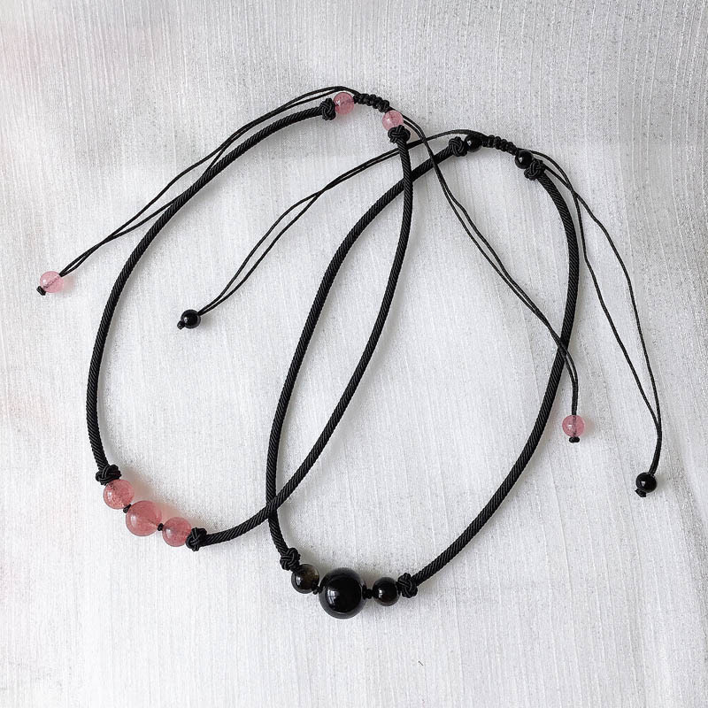 Colier cu pandantiv din cristal, cristal galben de ceai, lucrat manual, lanț unisex, 41–50 cm