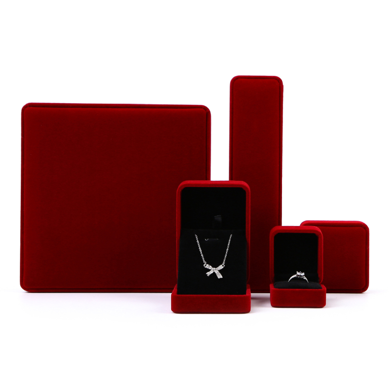 Platnena kutija za nakit za prstenje, narukvice i ogrlice