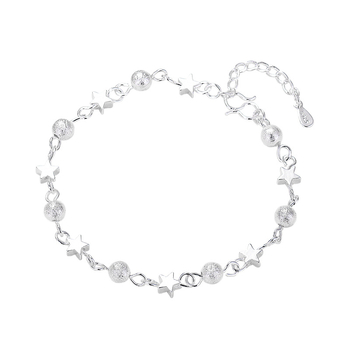Narukvica sa zvjezdicama • korejski stil • bakar • Brend: Three Silversmiths • Model: SL3058