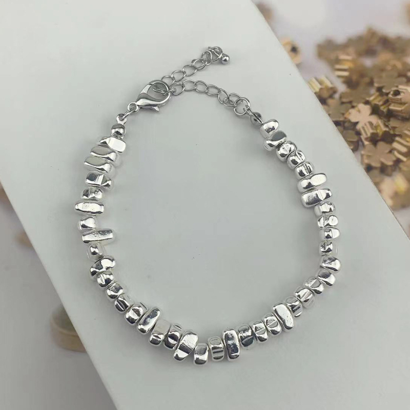 Narukvica od legure s elektroplatiranjem, ženski INS stil, slojeviti dizajn