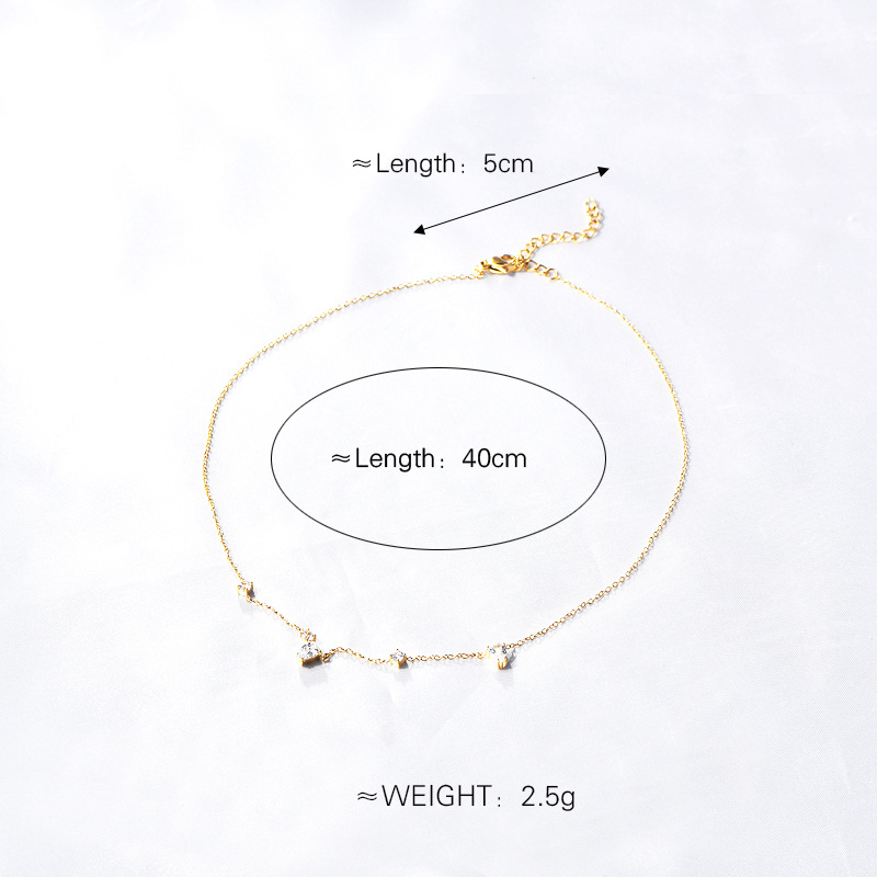 Ogrlica | titan čelik, dijamantno obrađena, oblik U, lanac zmijskog tipa, ljeto 2024